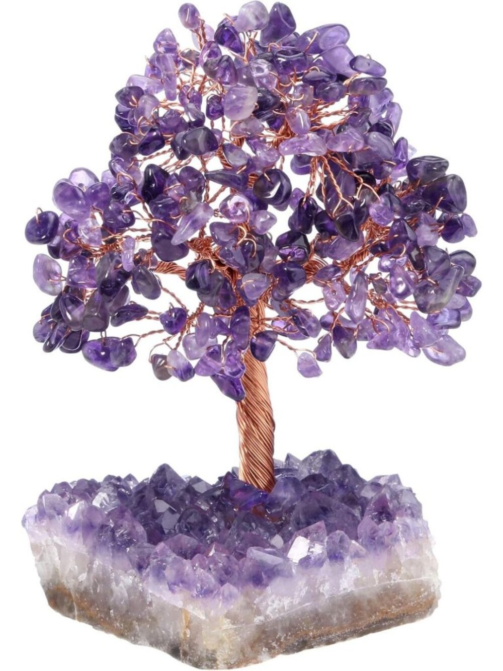 Amethyst Healing Crystal Money Tree | Home Decor & Unique Gift Idea
